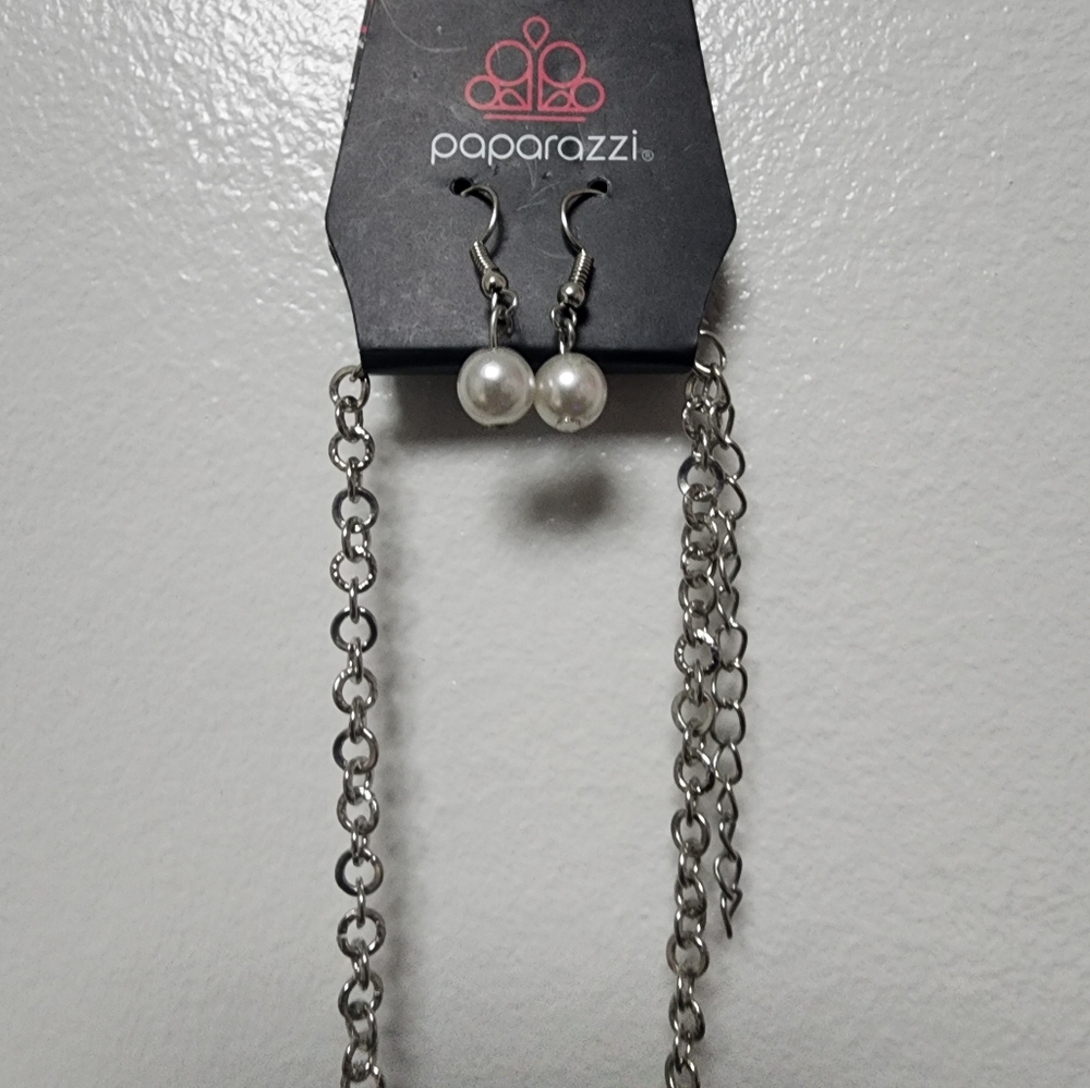 Matching earrings and necklace set